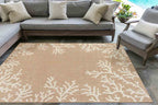 Miami Coral Sand Indoor/Outdoor Rug - 5 x 8