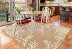 Miami Coral Sand Indoor/Outdoor Rug - 7 x 9