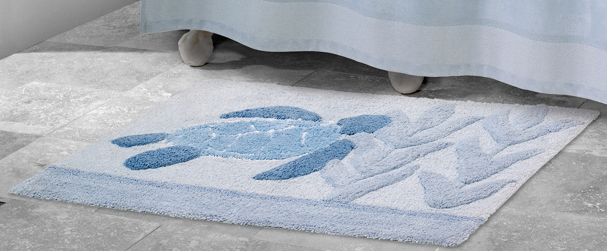 Mosaic Sea Turtle Bath Mat