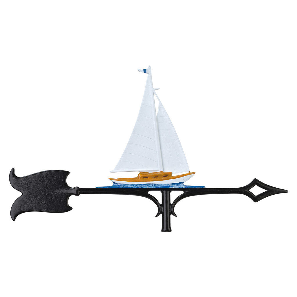 Multi-colored Sailboat Weathervane - 30 Inch