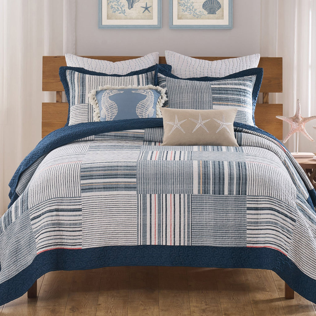 Nautical Code Quilt Bedding Collection