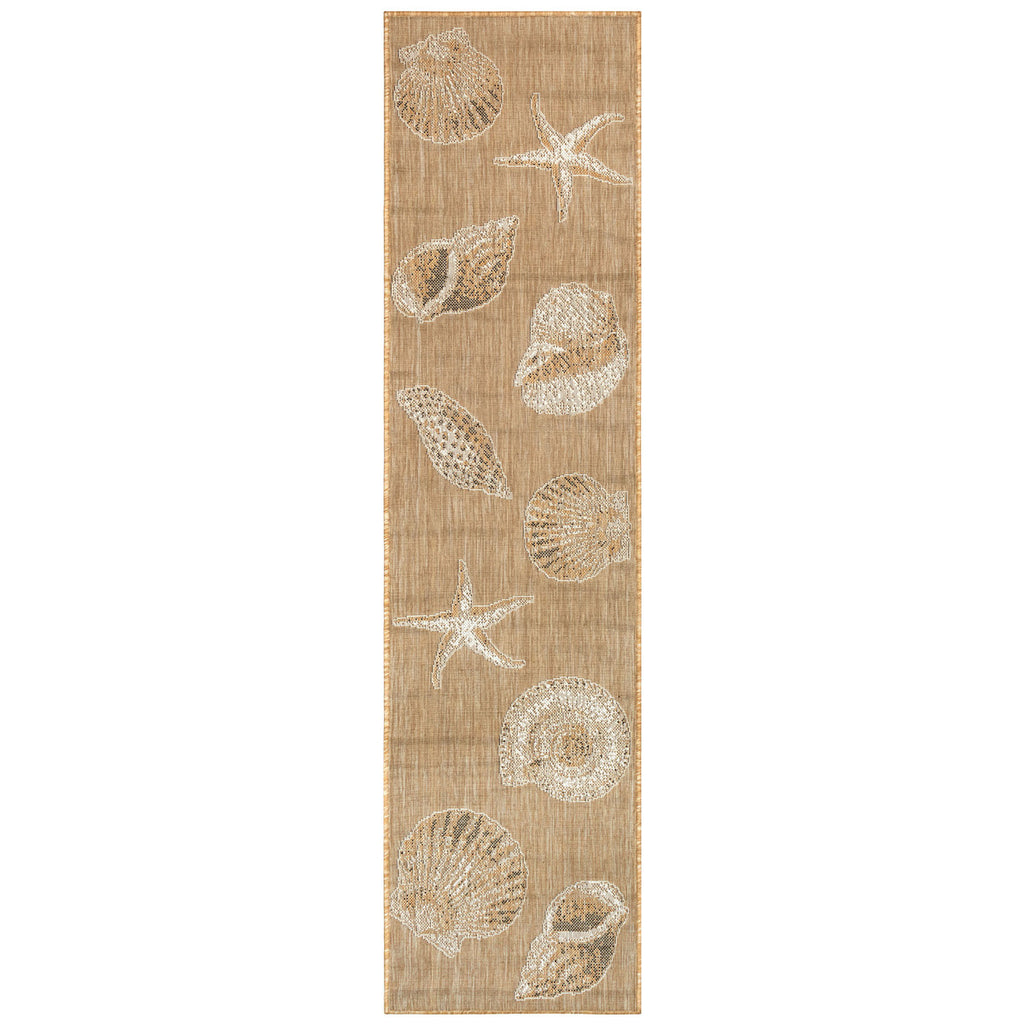 Navagio Beach Sand Indoor/Outdoor Rug - 2 x 8