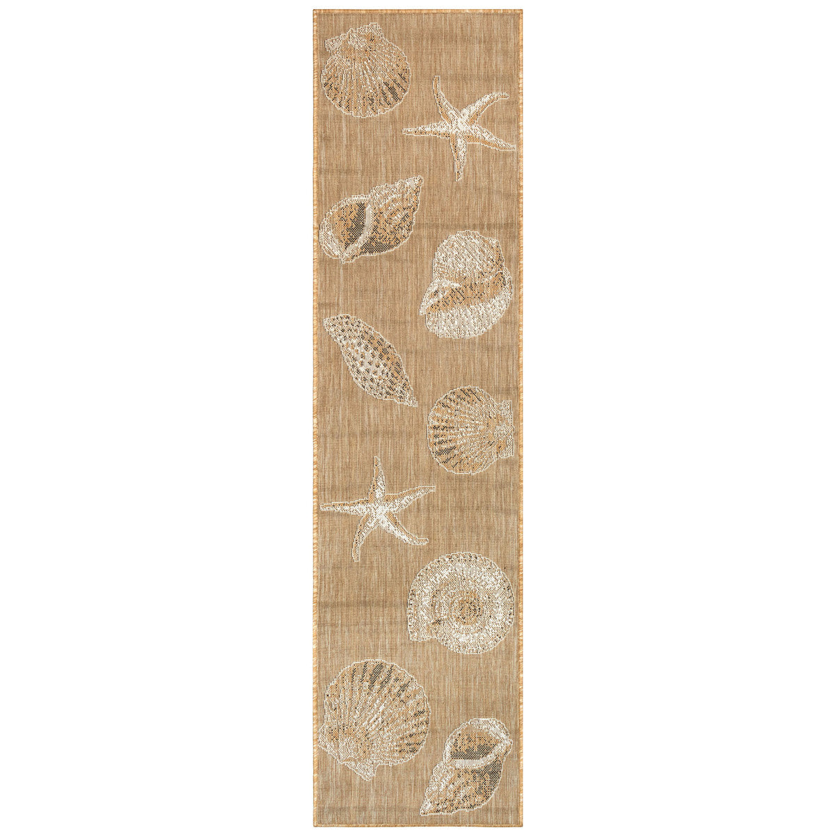 Navagio Beach Sand Indoor/Outdoor Rug - 2 x 8