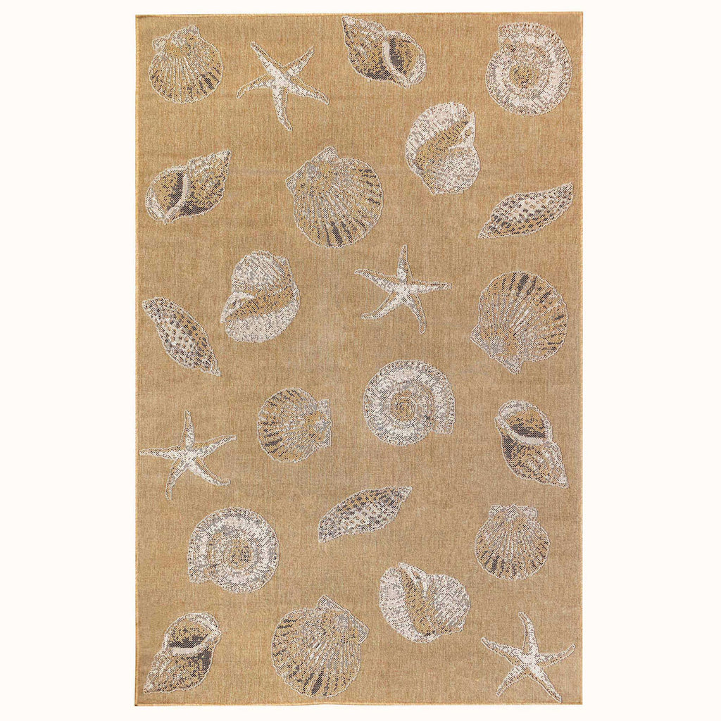 Navagio Beach Sand Indoor/Outdoor Rug - 7 x 9