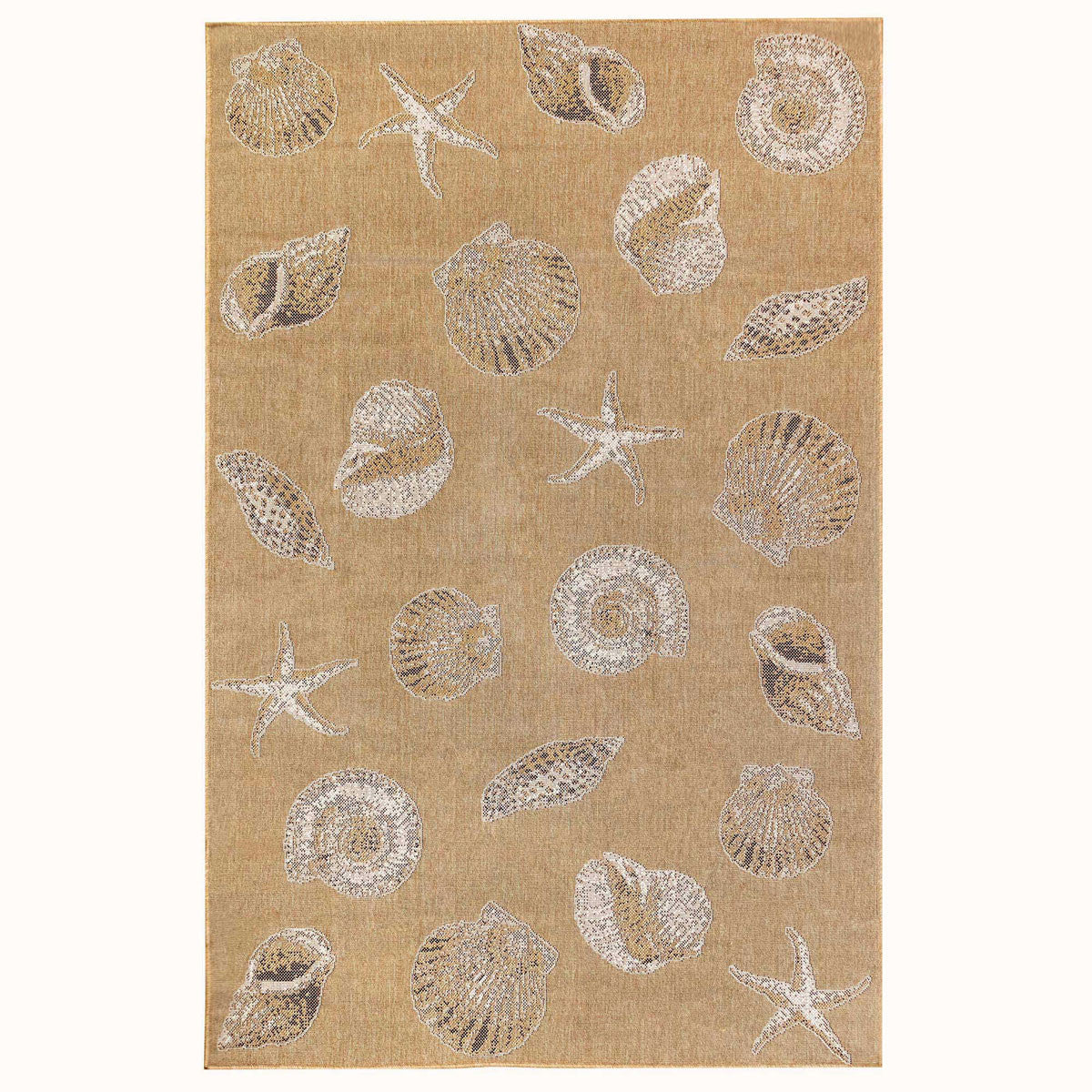 Navagio Beach Sand Indoor/Outdoor Rug - 8 x 10