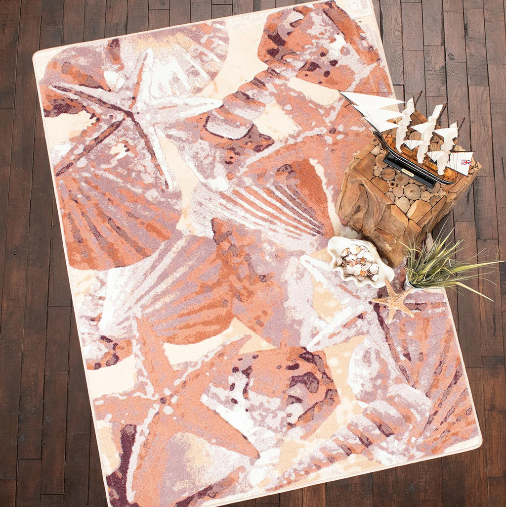 Ocean Mist Coral Rug Collection