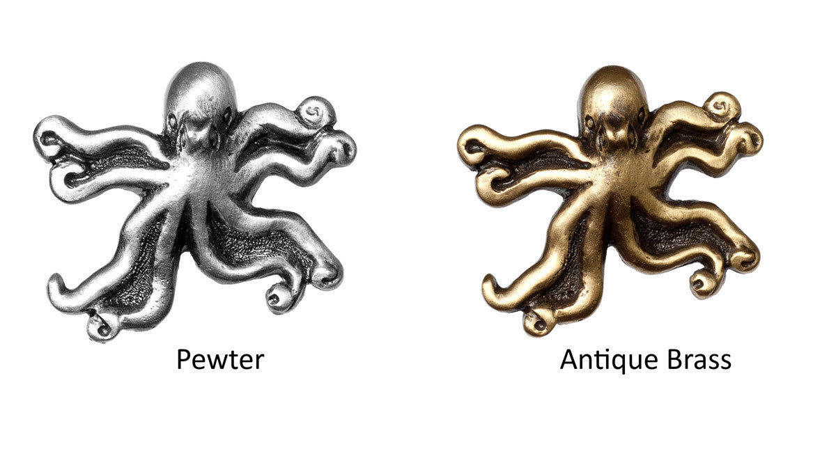 Octopus Cabinet Knob - Set of 2