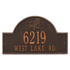 Oil Rub Bronze Personalized Adirondack Arch Plaque