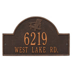 Oil Rub Bronze Personalized Adirondack Arch Plaque
