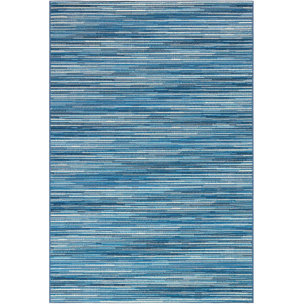Pacific Stripes Blue Indoor/Outdoor Rug Collection