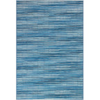 Pacific Stripes Blue Indoor/Outdoor Rug Collection