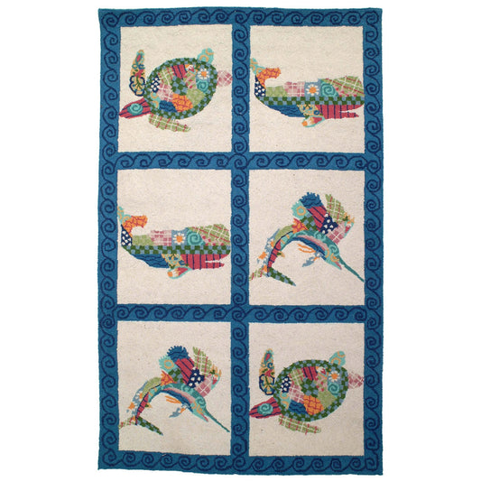 Patchwork Ocean Rug Collection