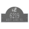 Pewter Silver Personalized Adirondack Arch Plaque