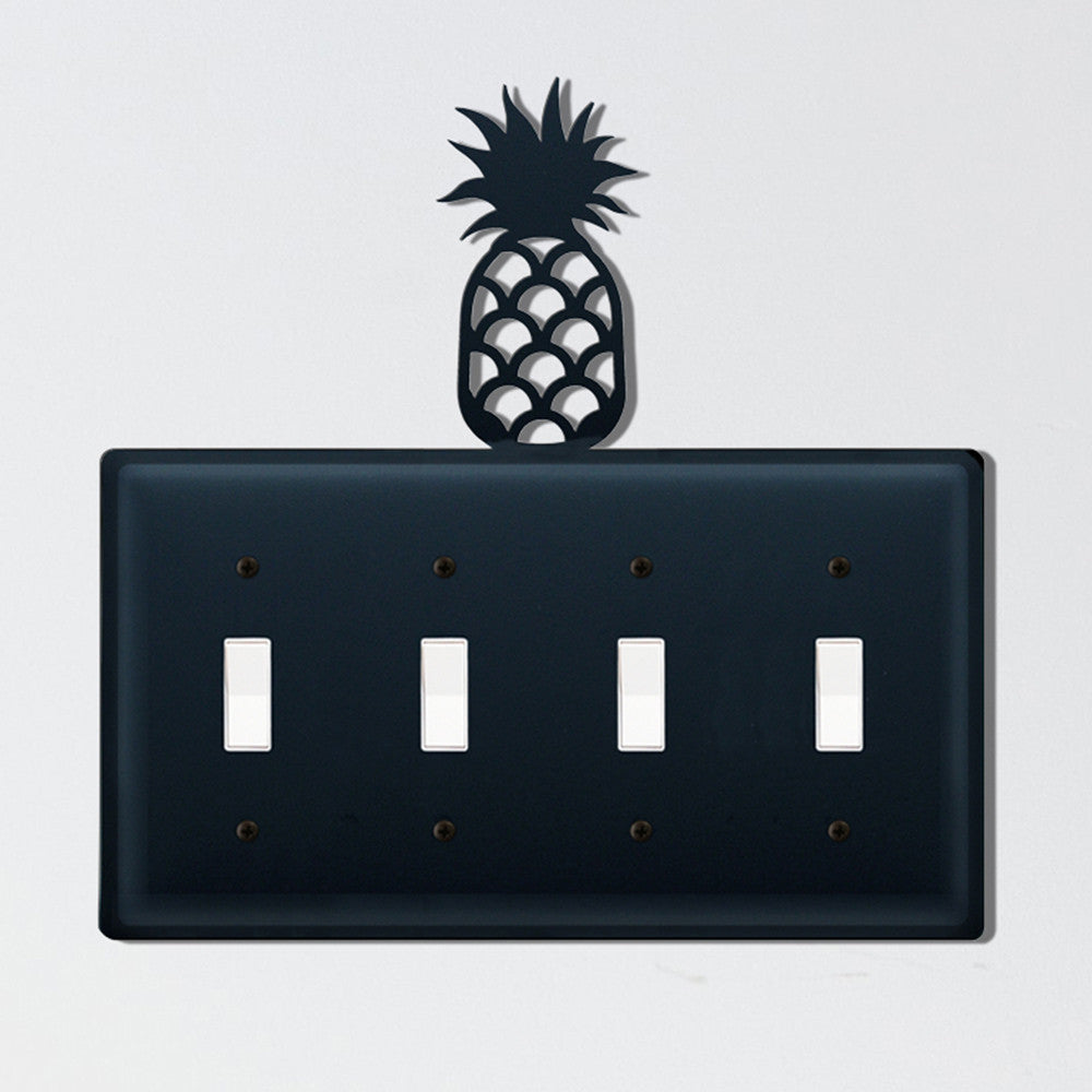Pineapple Quadruple Switch Cover