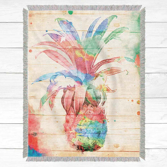 Pineapple Rainbow Throws