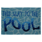 Pool Directions Indoor/Outdoor Rug