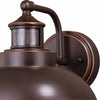 Portside Outdoor Motion Sensor Wall Sconce - Bronze