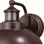 Portside Outdoor Motion Sensor Wall Sconce - Bronze
