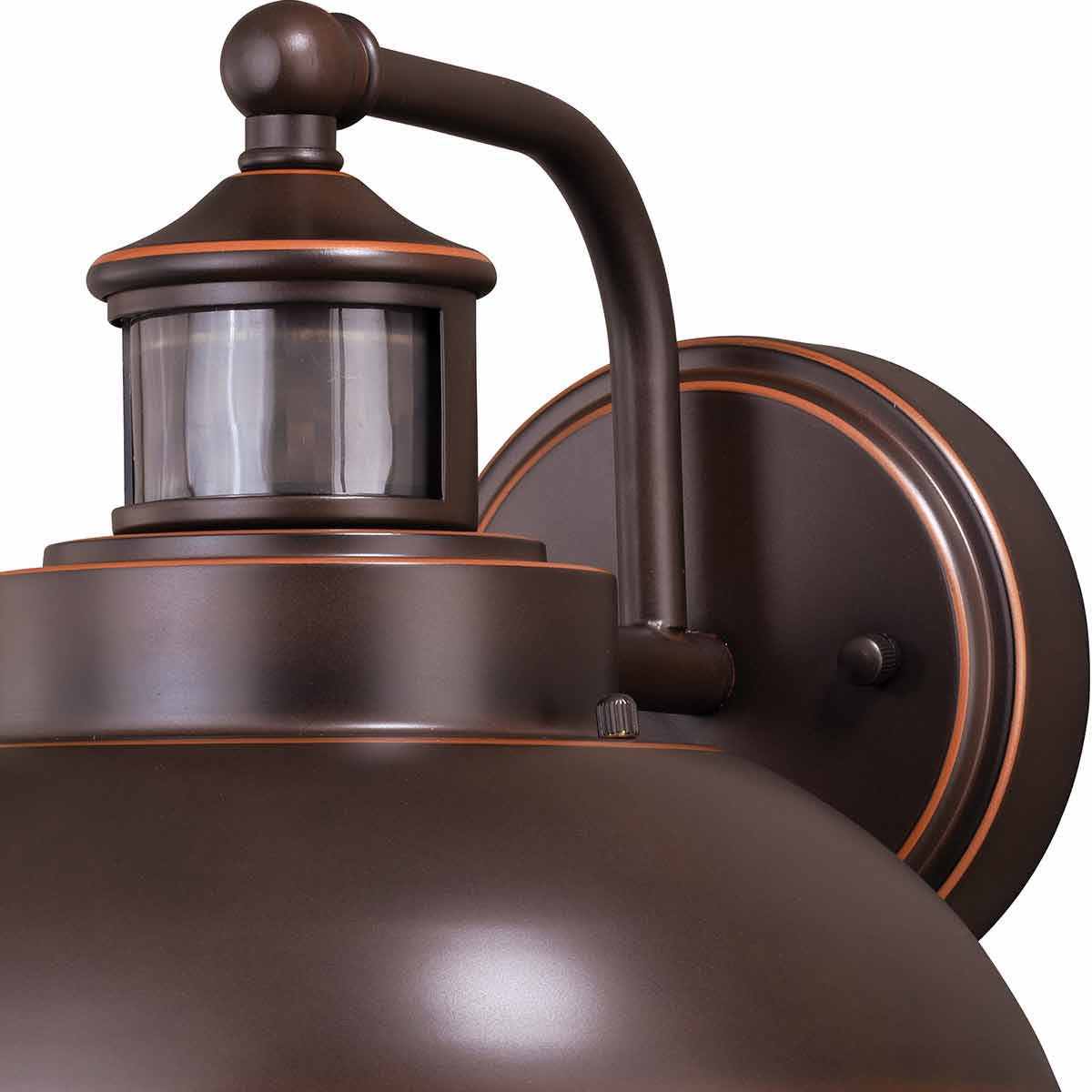 Portside Outdoor Motion Sensor Wall Sconce - Bronze