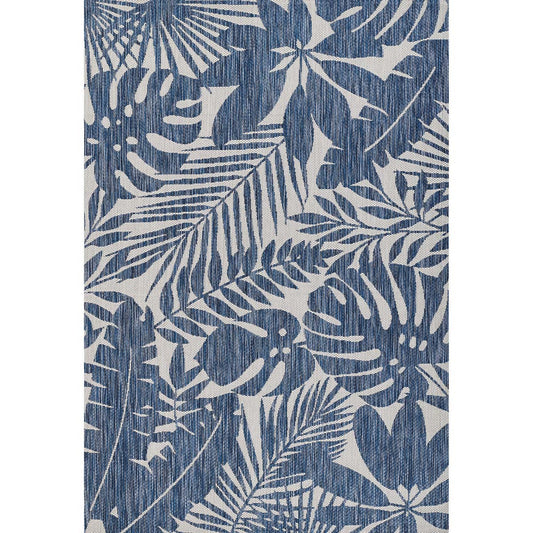 Prince Palm Blue Indoor/Outdoor Rug Collection
