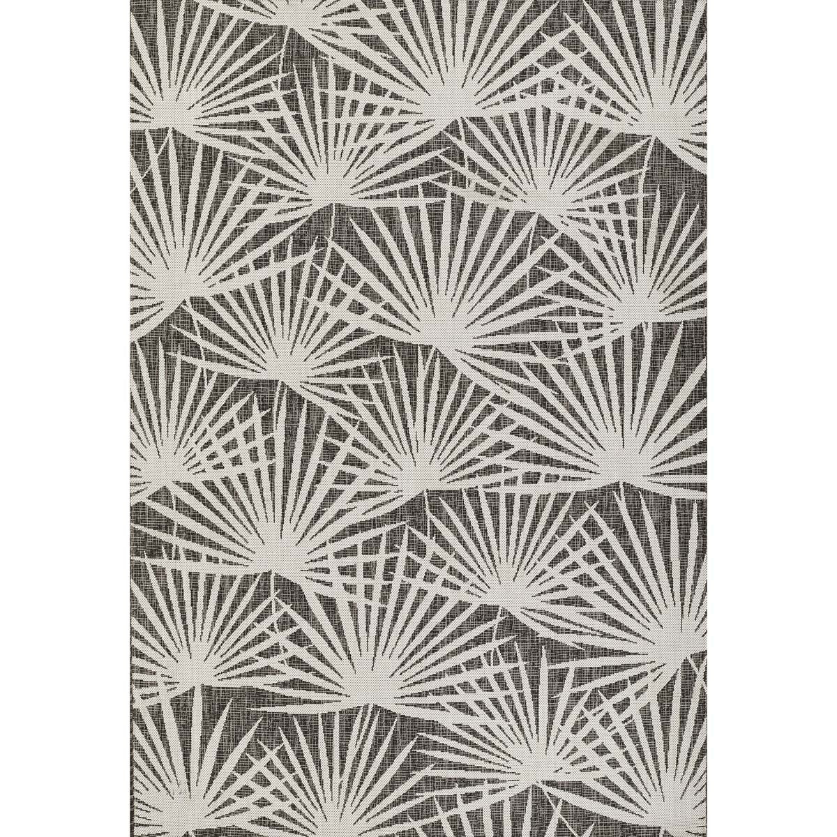 Queen Palm Gray Indoor/Outdoor Rug Collection
