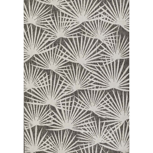 Queen Palm Gray Indoor/Outdoor Rug Collection