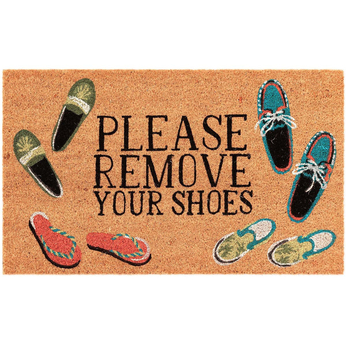 Remove Shoes Coir Mat Collection