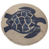 Round Wood Turtle Drink Table