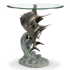 Sailfish & Marlin Dance End Table