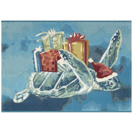 Santa's Sea Sleigh Floor Mats