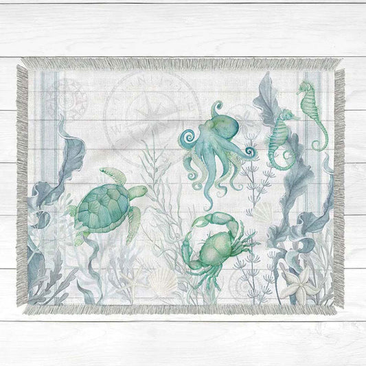 Sea Creatures Throws