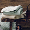 Sea Foam Linen Quilt Collection