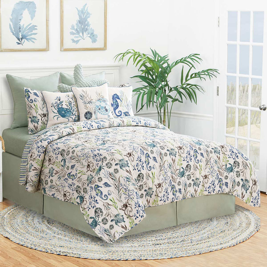 Sea Garden Quilt Bedding Collection