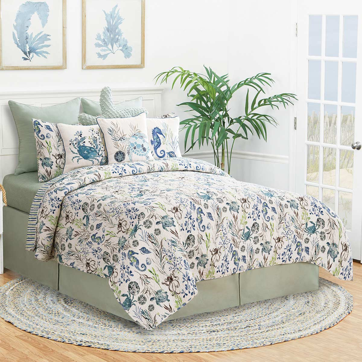 Sea Garden Quilt Bedding Collection