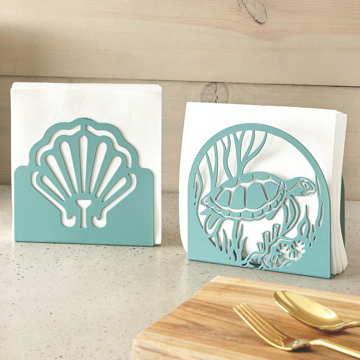 Sea Life Metal Napkin Holders
