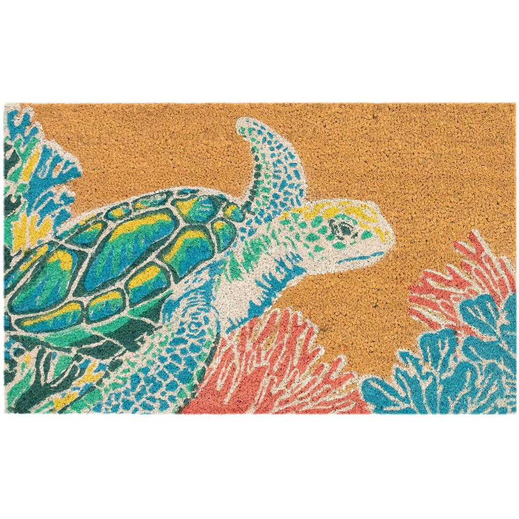 Sea Turtle Reef Coir Mat - 2 x 3