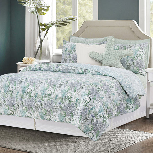 Seascape Coastal Quilt Bedding Collection