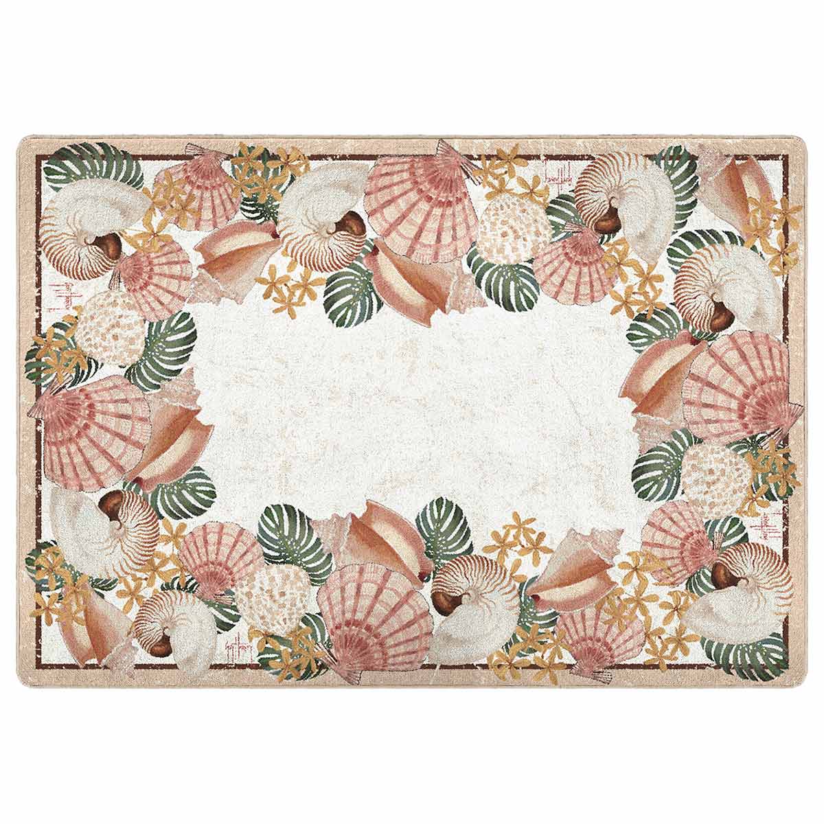 Seashell Frame Rug Collection