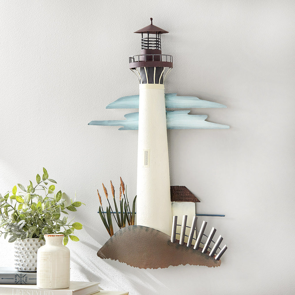 Seaside Lighthouse Wall Art | Bella Coastal Decor