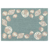 Serena Seashell Aqua Indoor/Outdoor Rug - 20 x 30 - OUT OF STOCK UNTIL 08/05/2026
