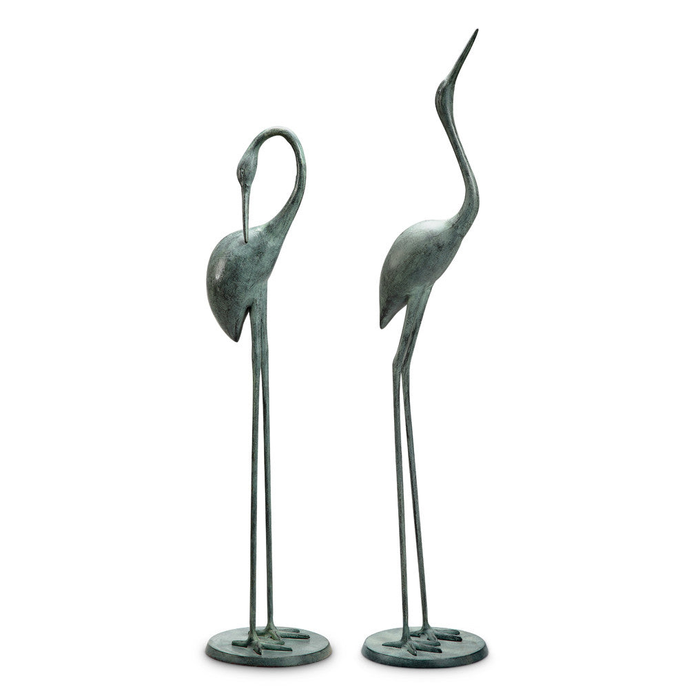 Serene Cranes Garden Statues - Set of 2 - OUT OF STOCK UNTIL 09/15/2026