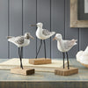 Shorebird Wood Figurines - Set of 3
