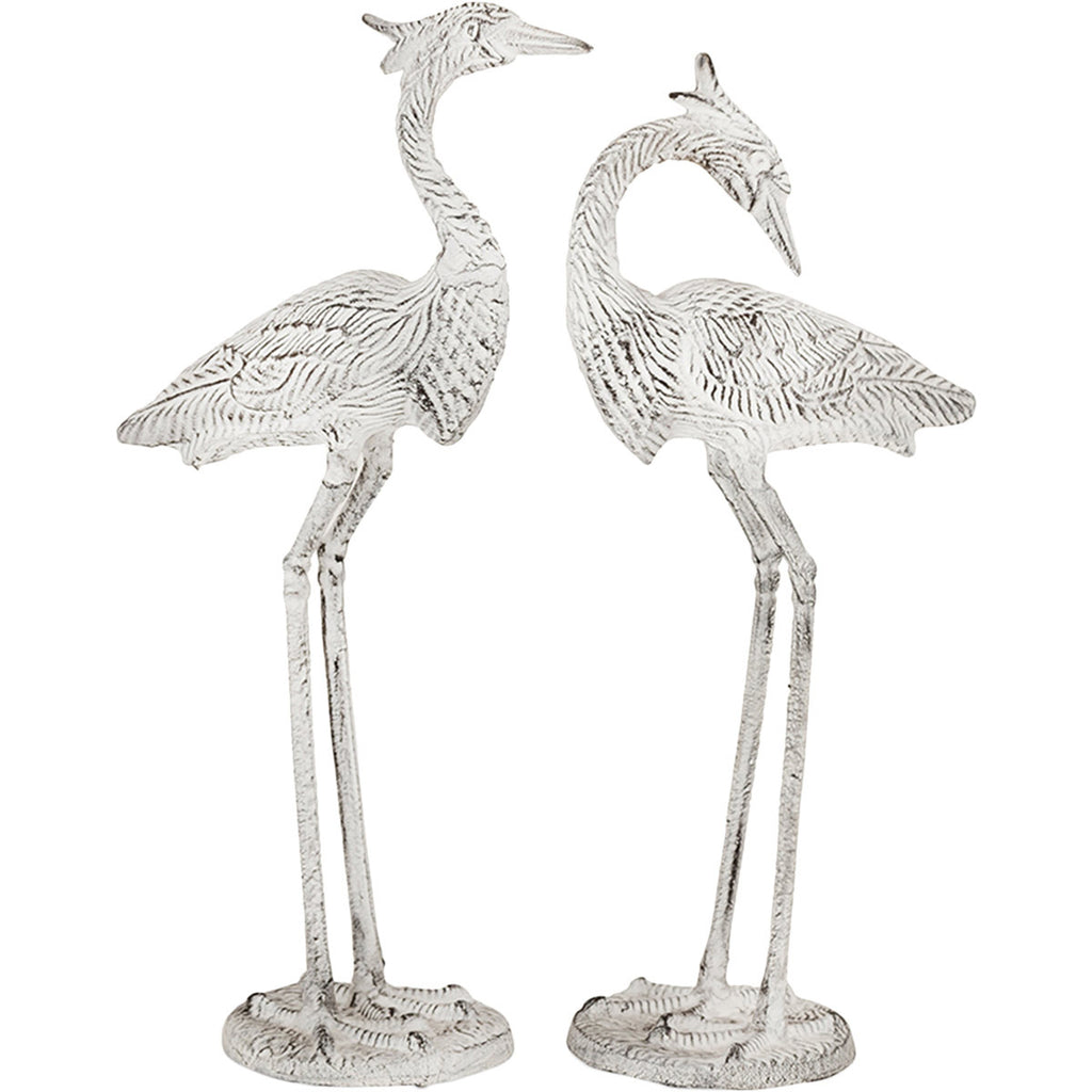 Shy Egrets Statuary - Set of 2