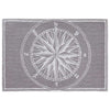 Skipper's Compass Gray Indoor/Outdoor Rug - 2 x 3 - OUT OF STOCK UNTIL 10/30/2026