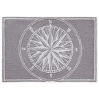 Skipper's Compass Gray Indoor/Outdoor Rug - 2 x 3 - OUT OF STOCK UNTIL 10/30/2026