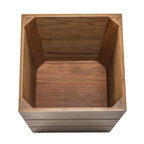 Small Teak Waste Basket
