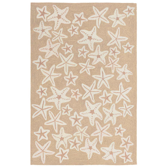 Starfish Sea Natural Indoor/Outdoor Rug Collection