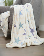Starfish Sherpa Throw