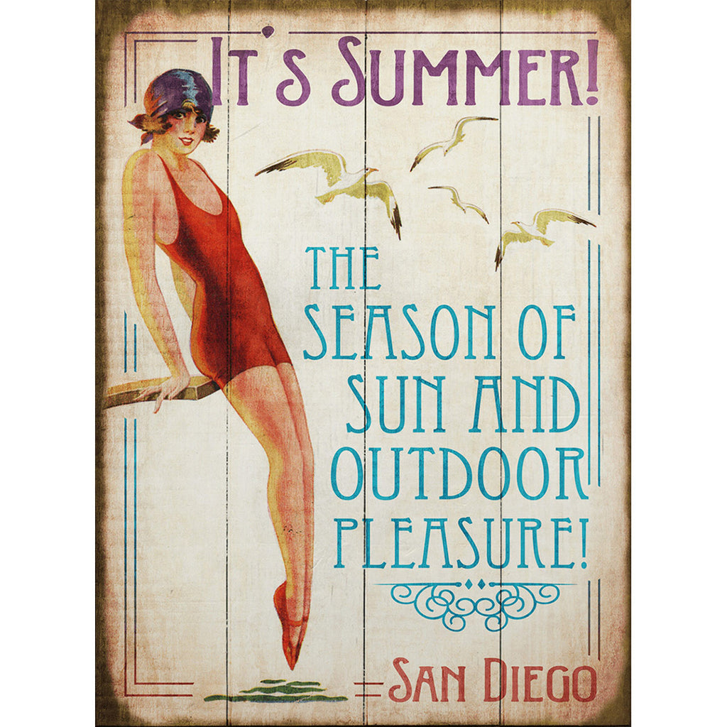 Summertime Fun Personalized Sign