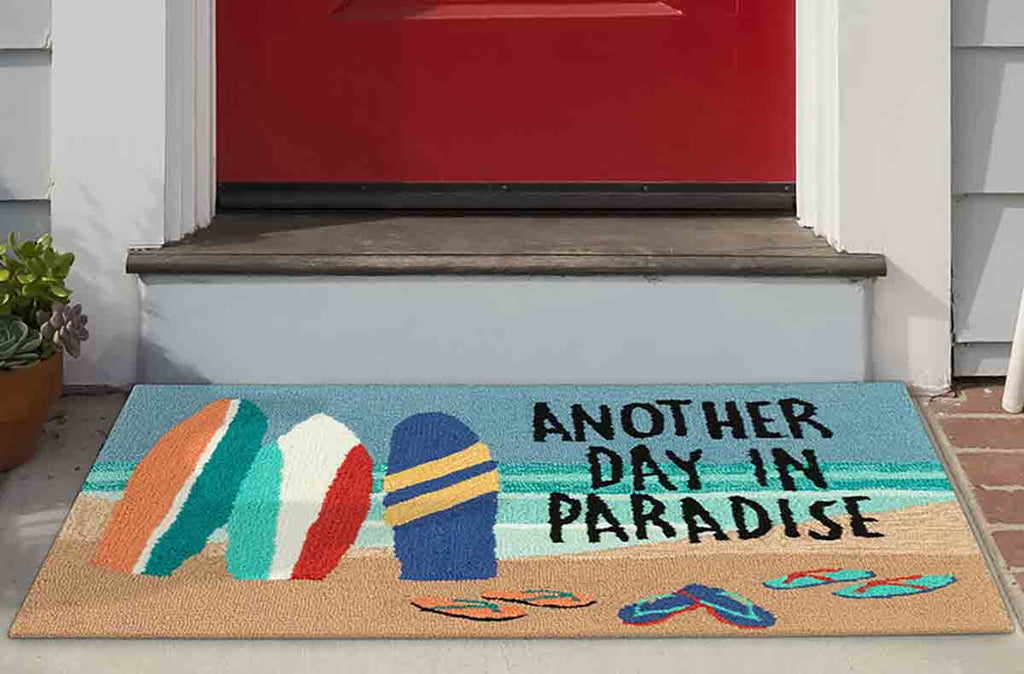 Surfboard Paradise Indoor/Outdoor Rug - 2 x 3